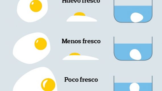 ¿Cómo reconocer huevos frescos?
